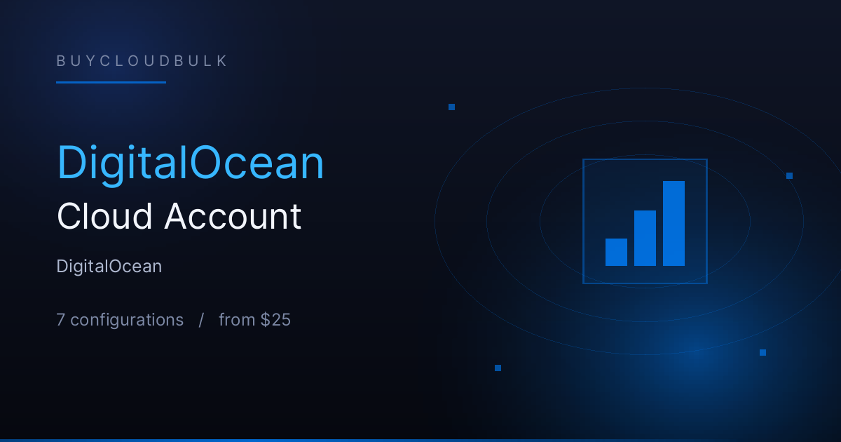 Buy DigitalOcean Account