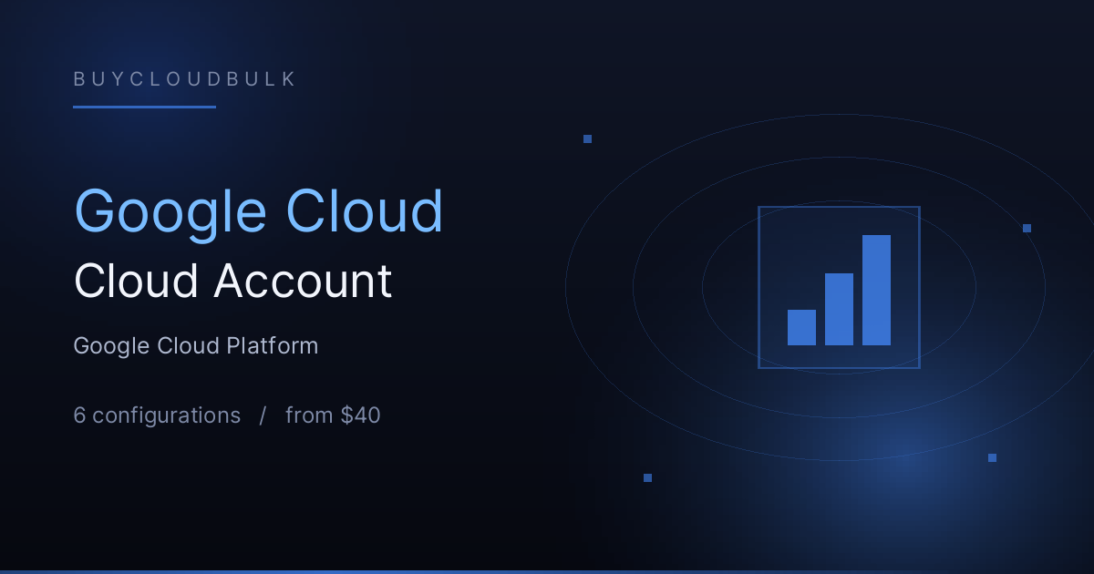 Buy Google Cloud Account
